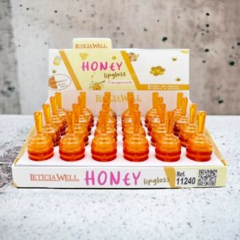 Présentoir de 24 (soit 1,04€ unité) : Gloss Transparent Honey – Image 3