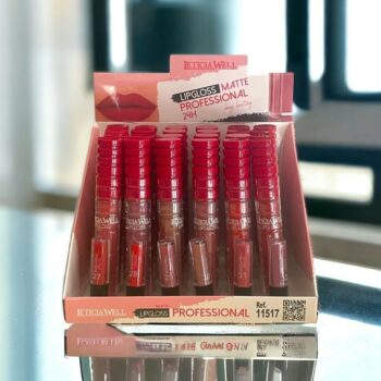 Présentoir de 24 (0,87€ pièce) : Gloss professionnel Mat 24H.