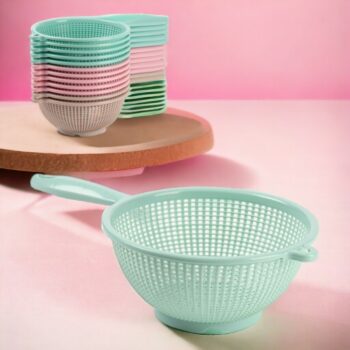 Pack de 12 (soit 1,06€ unité) : Passoires Pastel à manche - 22cm – Image 2