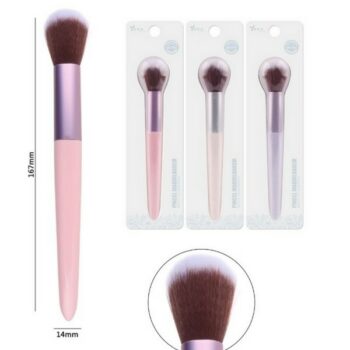 Pack de 12 (soit 1,60€ l'unité) : Pinceau de maquillage 16,7cm x 1,4cm – Image 2