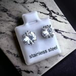 Présentoir de 36 Paires (0,50€ la paire) : Boucles d'Oreilles en Acier Inoxydable plusieurs tailles