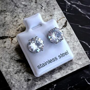 Présentoir de 36 Paires (0,50€ la paire) : Boucles d'Oreilles en Acier Inoxydable