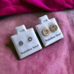 Présentoir de 36 Paires (0,70€ la paire) : Boucles d'Oreilles en Acier Inoxydable