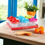 Pack de 6 (soit 2,02€ unité) : Presse-Agrumes Couleurs Vives