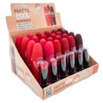 Présentoir de 24 (soit 0,93€ l'unité) : Rouge à lèvres Mat Cool 24H