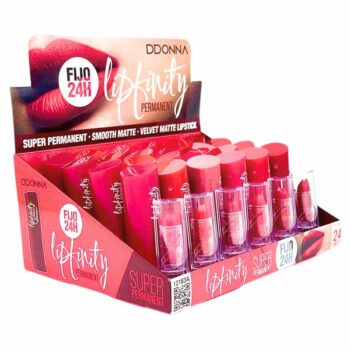 Présentoir de 24 (soit 1,36€ l'unité) : Rouge à lèvres Velvet Mat Infinity 24H
