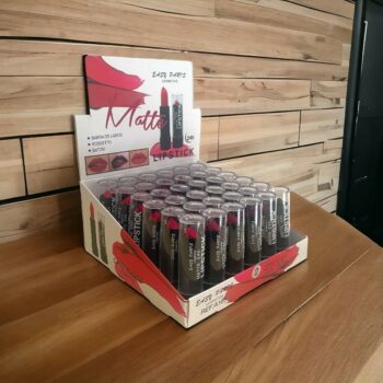 Présentoir de 36 (soit 0,90€ unité) Rouges à lèvres Mat 24h