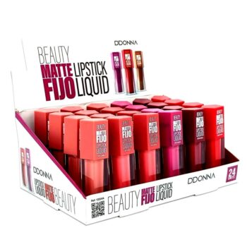 Présentoir de 24 (soit 0,99€ l'unité) : Rouge à lèvres liquide Mat Beauté – Image 2