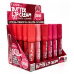 Présentoir de 24 (0,87€ pièce) : Brillant à Lèvres Crème au Beurre - Ddonna
