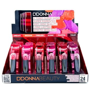 Présentoir de 24 (1,05€ pièce) : Rouge à Lèvres super pigmenté BEAUTY SHINE – Image 3