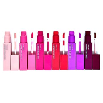 Présentoir de 24 (0,84€ pièce) : Rouge à Lèvres liquide mat permanent – Image 2