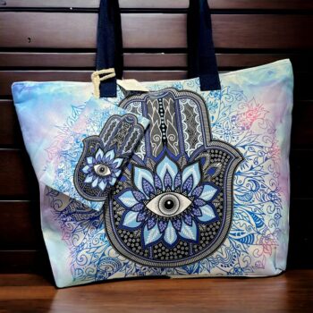 Pack éco de 12 sacs (Soit 3,60€) Mélange de grand Sac à Main en Tissu Polyvalent – Image 8