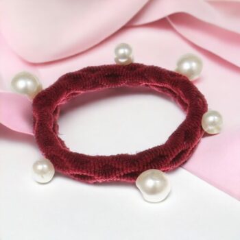 Lot de 12 (soit 0,53€ le paquet) : Paquet de 2 chouchous colorés à perles