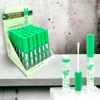Présentoir de 36 (soit 0,87€ unité) : Gloss hydratant à l'ALOE VERA – Image 2