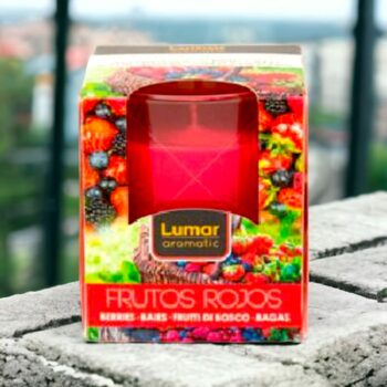 Pack de 12 (soit 1,90€ piéce) - Bougie parfum Fruits Rouges – Image 2