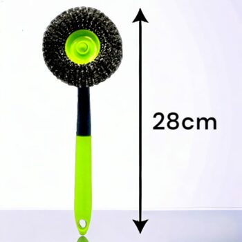 Lot de 12 (soit 1,87€ unité) : Brosse avec tampon à récurer de 28 cm – Image 3
