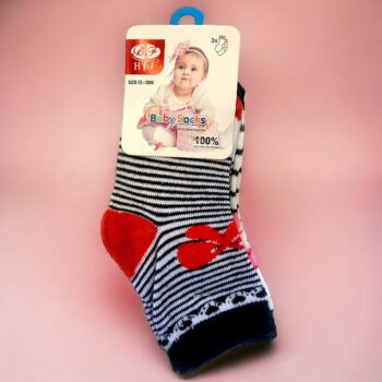 Lot de 48 paires (soit 0,40€ la paire) de Chaussettes Bébé Coeur et Ancre - 0-24 mois – Image 6