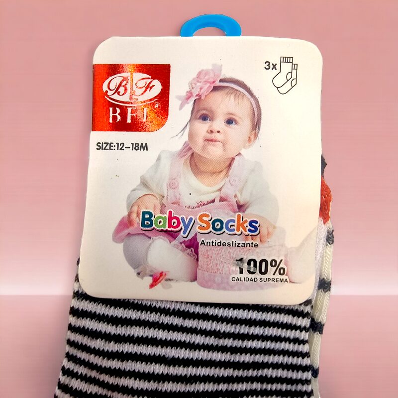 chaussette bébé fille (4) Lot de 48 paires (soit 0,40€ la paire) de Chaussettes Bébé Coeur et Ancre - 0-24 mois – Image 3