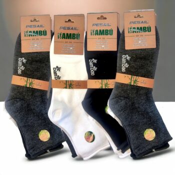 Lot de 36 paires (soit 0,53€ la paire) de Chaussettes en Fibre de Bambou 40-46 – Image 2
