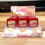 Présentoir de 18 (soit 1,28€ unité) : Fond de teint poudre crème compact PERFECT 24H