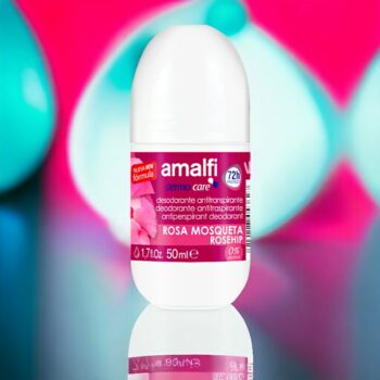 Lot mélangé de 12 (soit 1,05€ pièce) : Déodorant Roll-On 72h rose musquée - unisex