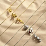 Lot de 12 (1,95€ Pièce) : Collier doré et argenté Petit Pendentif MARIN - Acier Inoxydable