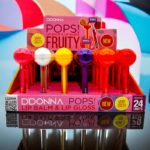 Présentoir de 24 (soit 1,67€ l'unité) Baumes et Gloss à lèvres - Pops Fruity