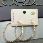 Présentoir de 10 Paires (2,40€ la paire) : Boucles d'Oreilles Créoles