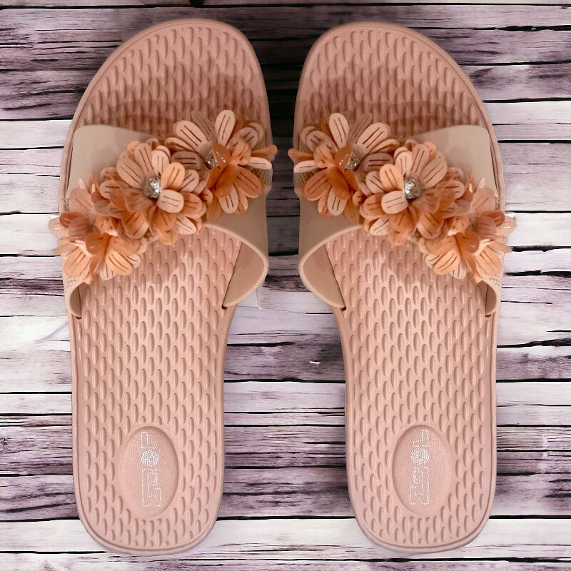 grossiste chaussures femmes sandales (15) Lot de 36 paires (soit 3,95€ la paire) de Sandales estivales à fleurs - 36 au 42 – Image 1
