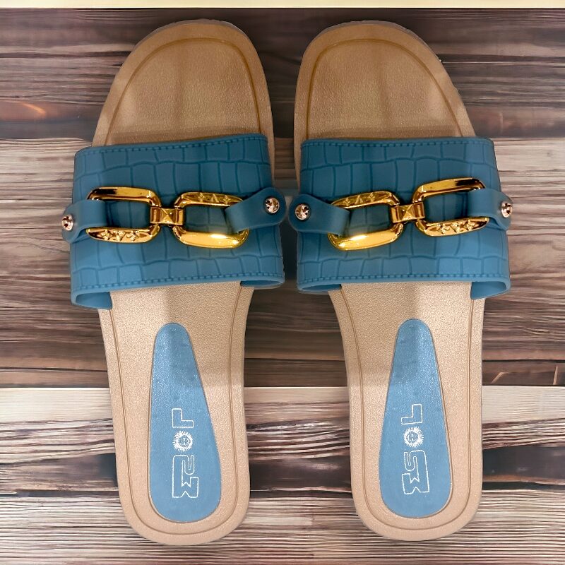 grossiste chaussures femmes sandales (5) Lot de 36 paires (soit 3,95€ la paire) de Sandales d'été élégantes à boucle dorée - 36 au 42 – Image 3