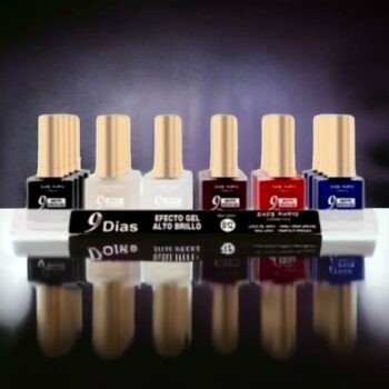Lot de 24 (0,74€ pièce) : Vernis à ongles tenue 9 jours - 6 couleurs du blanc au noir – Image 2
