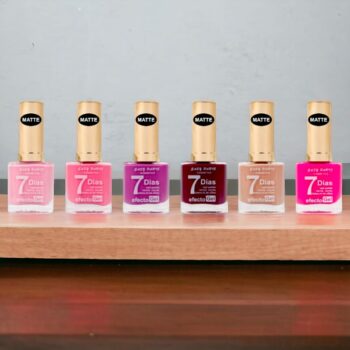 Lot de 24 (0,85€ pièce) : Vernis à ongles tenue 9 jours - 6 couleurs 9 jours "rose et marron