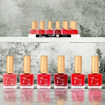 Lot de 24 (0,85€ pièce) : Vernis à ongles tenue 9 jours - 6 couleurs rouge – Image 2