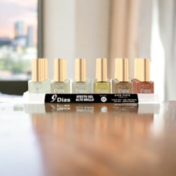 Lot de 24 (0,74€ pièce) : Vernis à ongles tenue 9 jours - 6 couleurs pailletées – Image 2