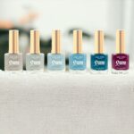 Lot de 24 (0,74€ pièce) : Vernis à ongles tenue 9 jours - 6 couleurs rouge bleu gris