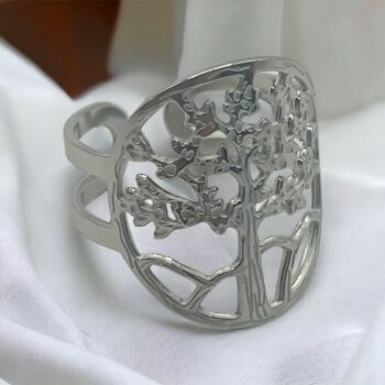 Lot mélangé de 10 (2,50€ unité) : Bague ajustable argentée et dorée en Acier Inoxydable – Image 2