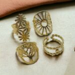 Lot de 30 (1,90€ unité) : Bague ajustable dorée en Acier Inoxydable