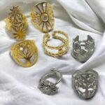 Lot mélangé de 30 (1,90€ unité) : Bague ajustable argentée et dorée en Acier Inoxydable
