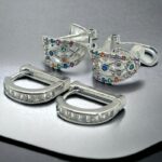 Lot mélangé de 20 (2,10€ la paire) : Paire de Boucles d'Oreilles argentées en Acier Inoxydable