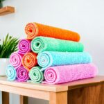 Lot de 24 (0,85€ unité) : Torchons molletonné en Microfibre