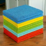 Lot de 12 (0,95€ unité) : Torchons molletonné en Microfibre