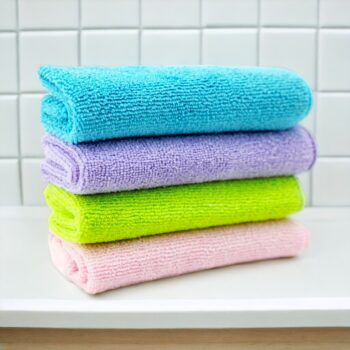 Lot de 12 (0,95€ unité) : Torchons molletonné en Microfibre – Image 6