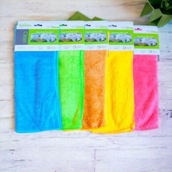 Lot de 12 (0,95€ unité) : Torchons molletonné en Microfibre – Image 2