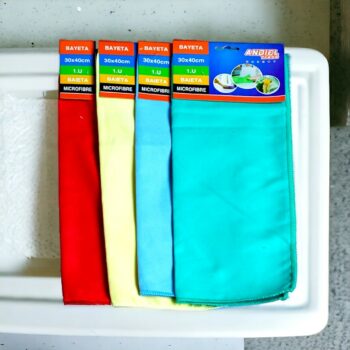 Lot de 12 (0,95€ unité) : Torchons lisse en Microfibre – Image 3