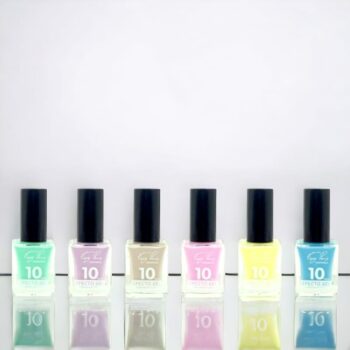 Lot de 24 (0,50€ pièce) : Vernis à ongles tenue 10 jours - 6 couleurs