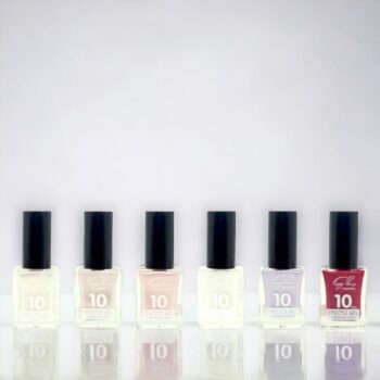 Lot de 24 (0,75€ pièce) : Vernis à ongles tenue 10 jours - 6 couleurs