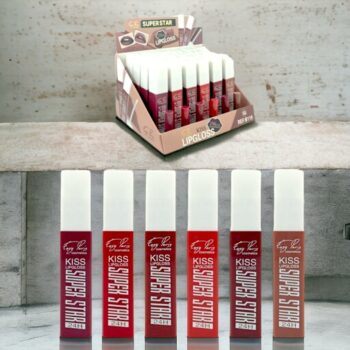 Lot de 24 (0,99€ pièce) : Lipgloss Kiss super star 24H - 6 couleurs – Image 2