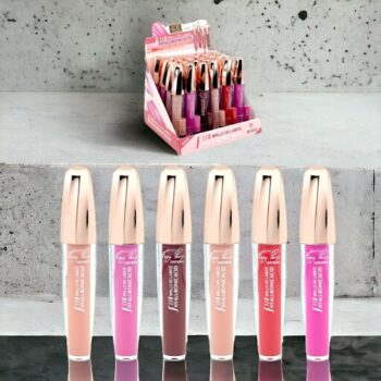 Lot de 24 (1,11€ pièce) : Lipgloss permanent à l'acide hyaluronique - 6 couleurs – Image 2