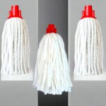 Lot de 24 (soit 0,95€ unité) : Serpillère blanche en coton