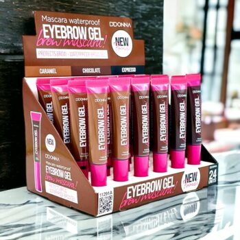 Présentoir de 24 : Mascara marron pour sourcils en gel - Waterproof – Image 2